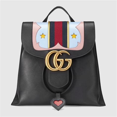 gucci marmont graffiti|gg marmont leather backpack.